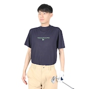 (メンズ、レディース)ゴルフ モックネック 半袖 鹿の子 ミッドネック Tシャツ サークル OOTTF 14109052/14109053