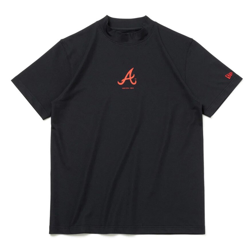 ニューエラ（NEW ERA）（メンズ）ゴルフウェア 半袖 Tシャツ MLB アトランタ・ブレーブス ネイビー 14109059