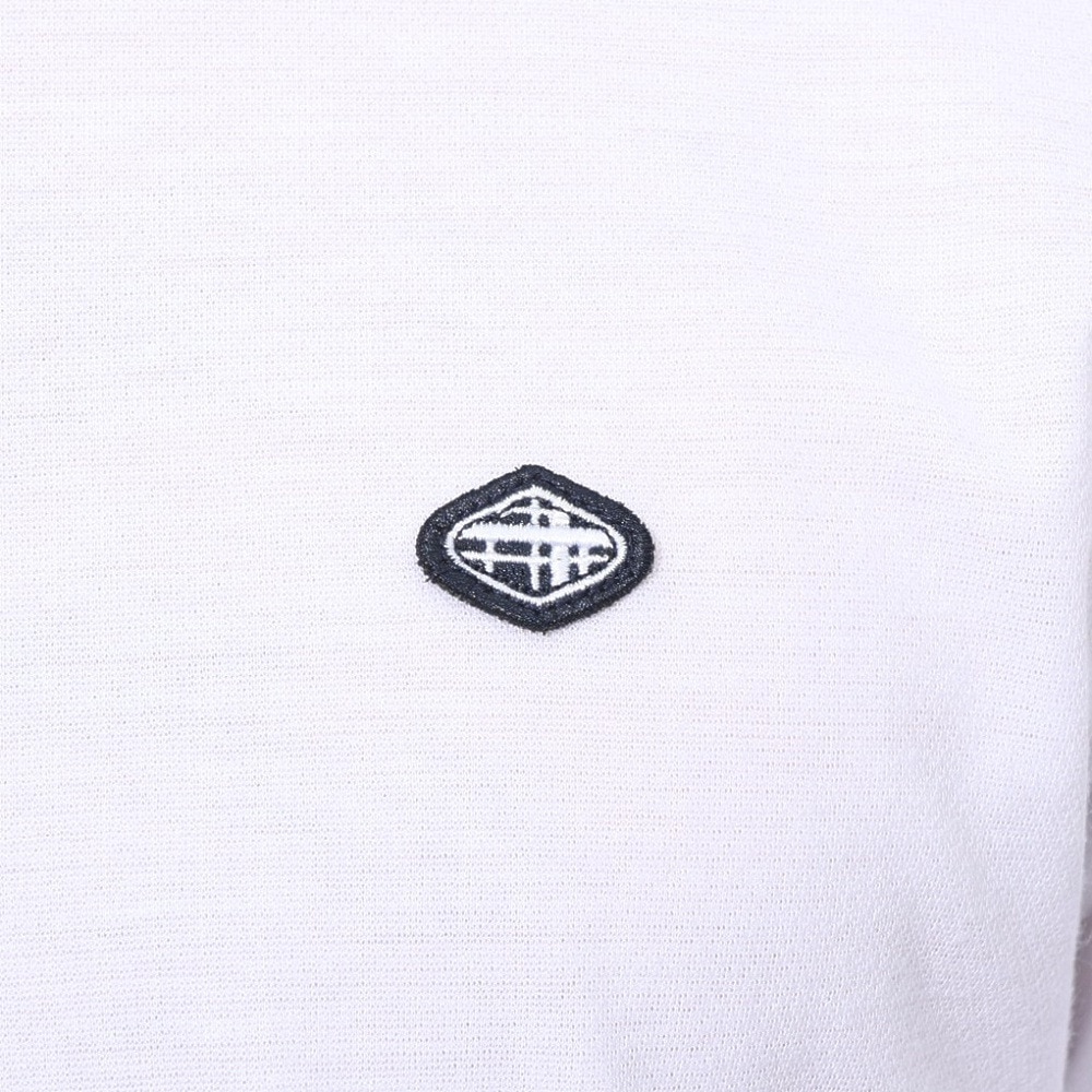 フィドラ（FIDRA）（メンズ）ゴルフウェア 半袖 モックネックシャツ FD5RTG09 WHT