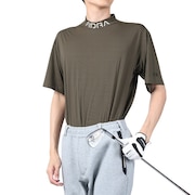 フィドラ（FIDRA）（メンズ）ゴルフ 半袖 モックネックシャツ FV5RTG19 KHK