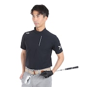 オークリー（OAKLEY）（メンズ）ゴルフウェア 半袖 接触冷感 SKULL SYNCHRONISM SMOOTH モックシャツ FOA406423-02E