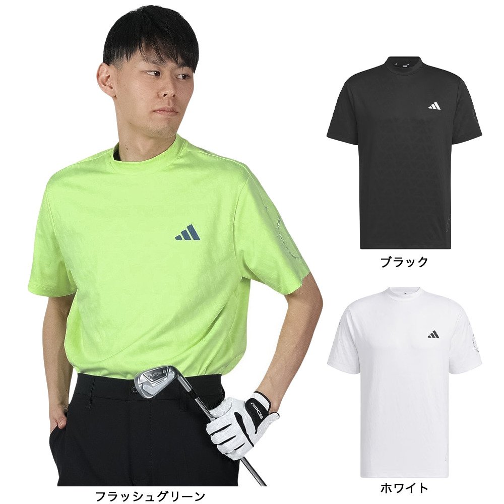 アディダス（adidas）（メンズ）ゴルフウェア 半袖 BOSジャガード 