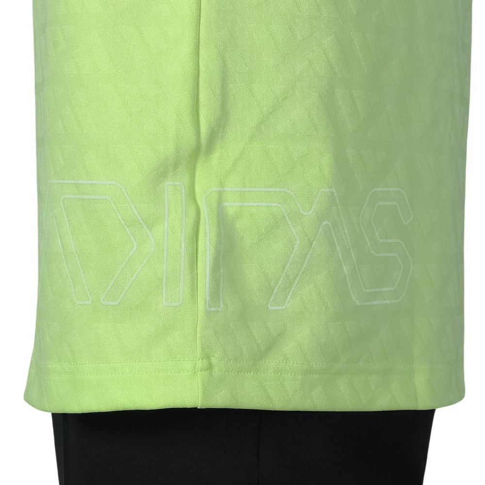 アディダス（adidas）（メンズ）ゴルフウェア 半袖 BOSジャガード グラフィックモック IKK69-IN9061FGRN