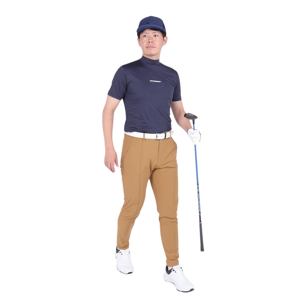 ジ・オープン（THE OPEN）（メンズ）ゴルフウェア 吸水速乾 クールコア 半袖 モックネック Tシャツ 174-21143-098