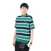 チャンピオン（CHAMPION）（メンズ）ゴルフウェア 半袖 吸汗速乾 モックネックシャツ C3-ZG301 540