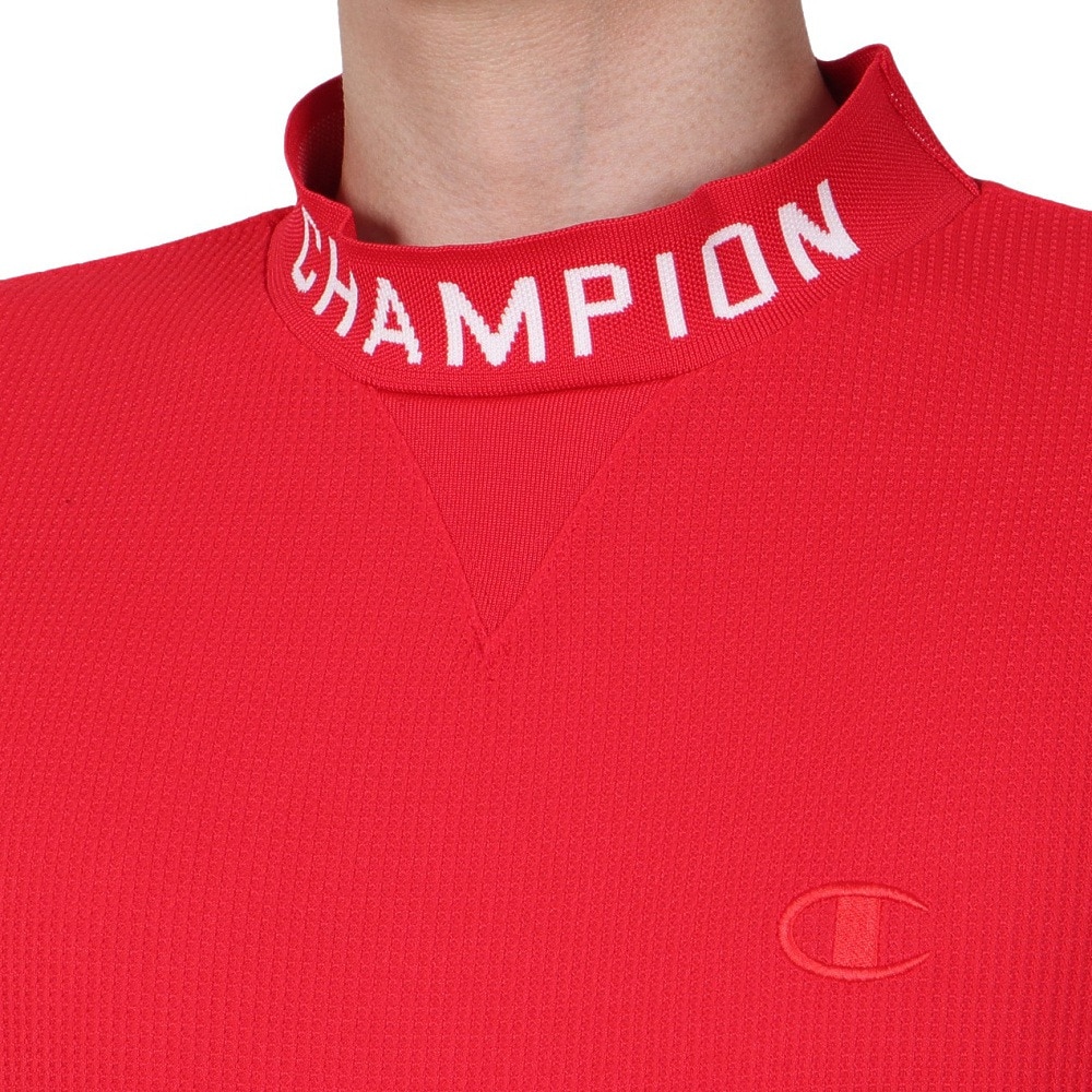 チャンピオン（CHAMPION）（メンズ）ゴルフウェア モックネック 半袖シャツ C3-ZG307 940