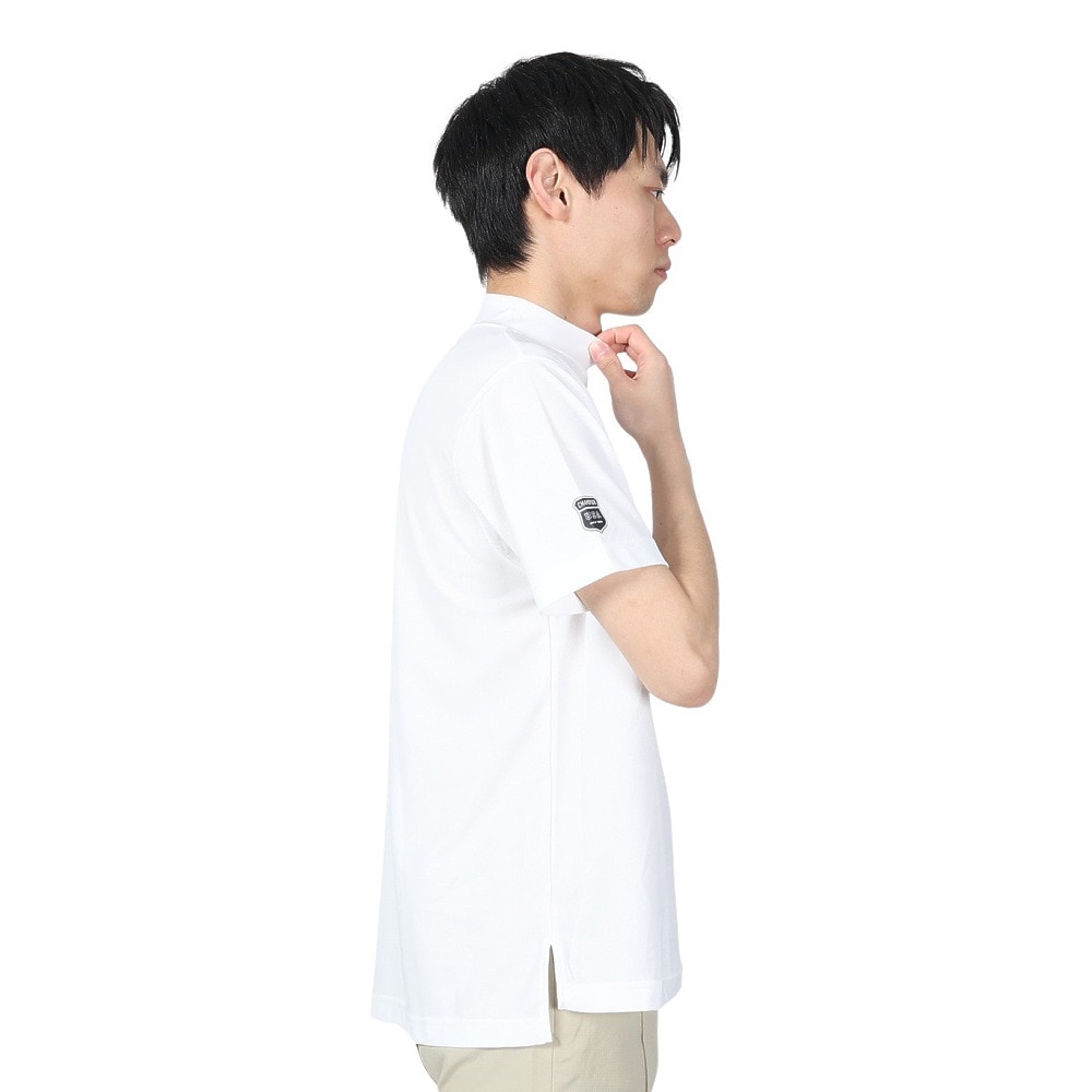 チャンピオン（CHAMPION）（メンズ）ゴルフウェア 速乾 モックネックシャツ 半袖Tシャツ C3-ZG322 010