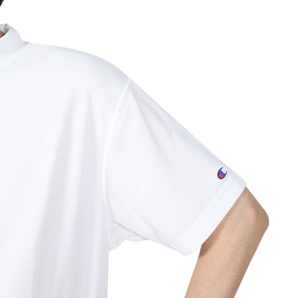 チャンピオン（CHAMPION）（メンズ）ゴルフウェア 速乾 モックネックシャツ 半袖Tシャツ C3-ZG322 010