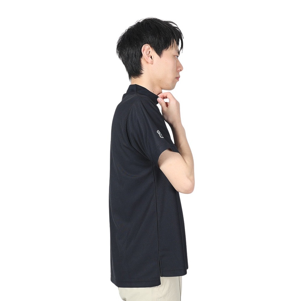 チャンピオン（CHAMPION）（メンズ）ゴルフウェア 速乾 モックネックシャツ 半袖Tシャツ C3-ZG322 090