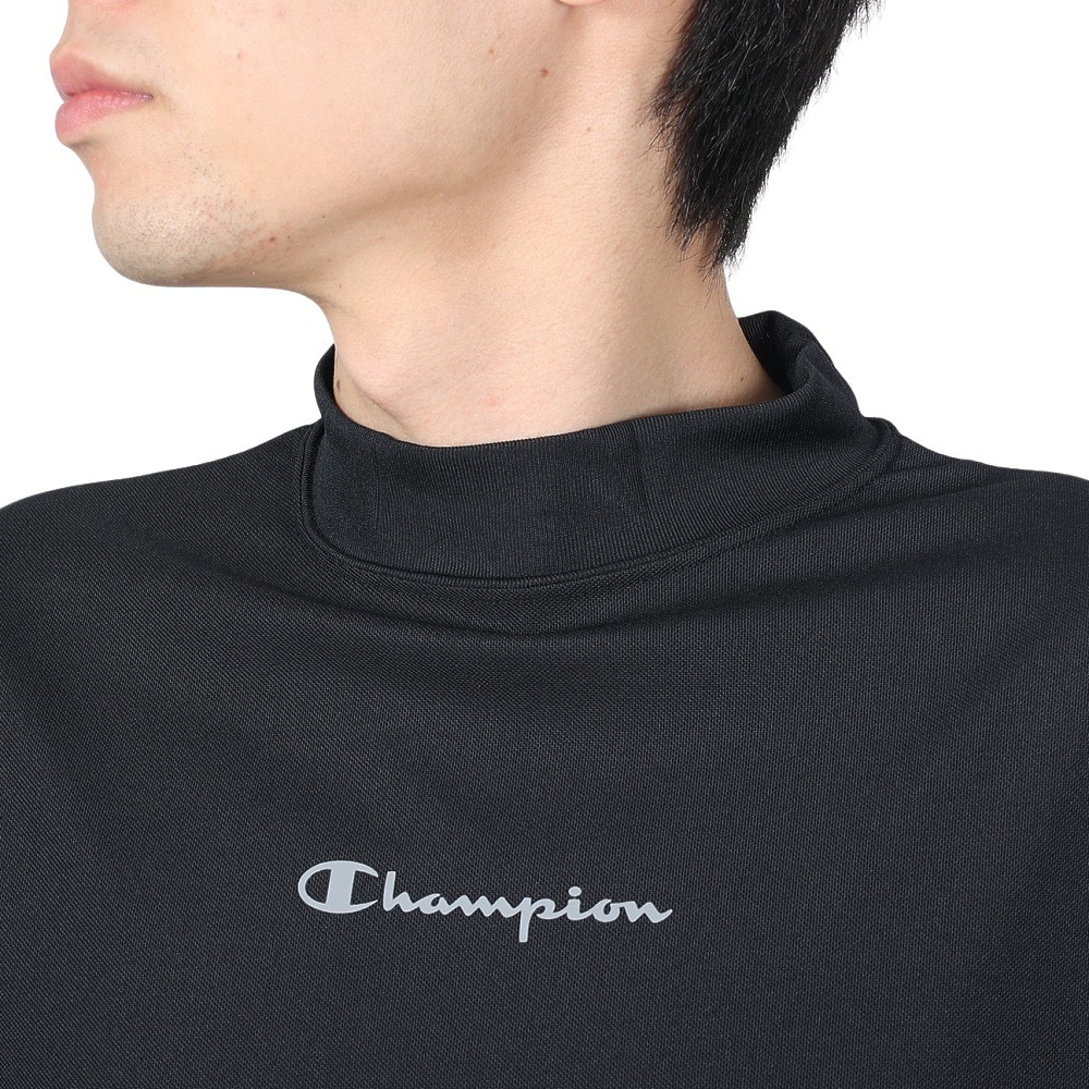 チャンピオン（CHAMPION）（メンズ）ゴルフウェア 速乾 モックネックシャツ 半袖Tシャツ C3-ZG322 090