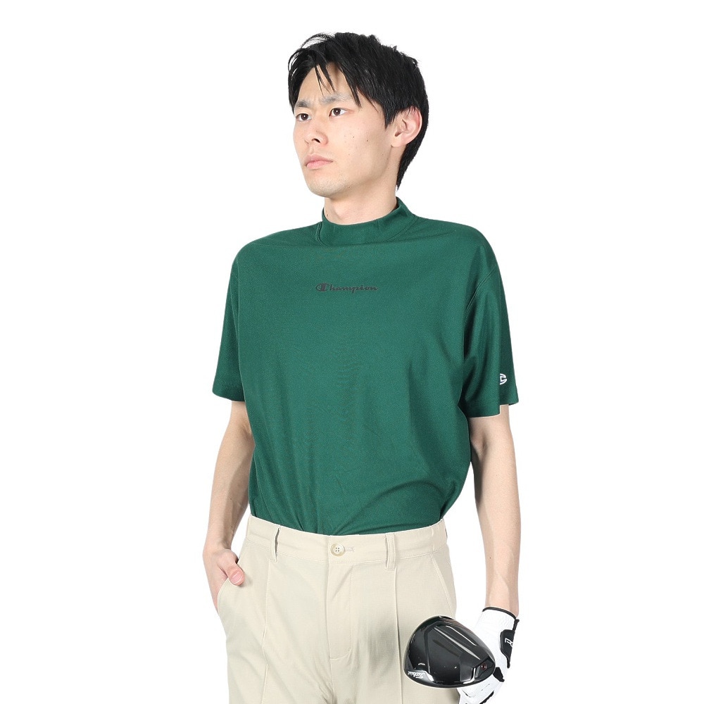 チャンピオン（CHAMPION）（メンズ）ゴルフウェア 速乾 モックネックシャツ 半袖Tシャツ C3-ZG322 540