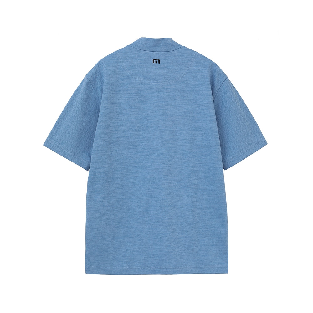 トラヴィスマシュー（Travis Mathew）（メンズ）ゴルフウェア ロゴ入り半袖モックネック 7AJ012-4QHR