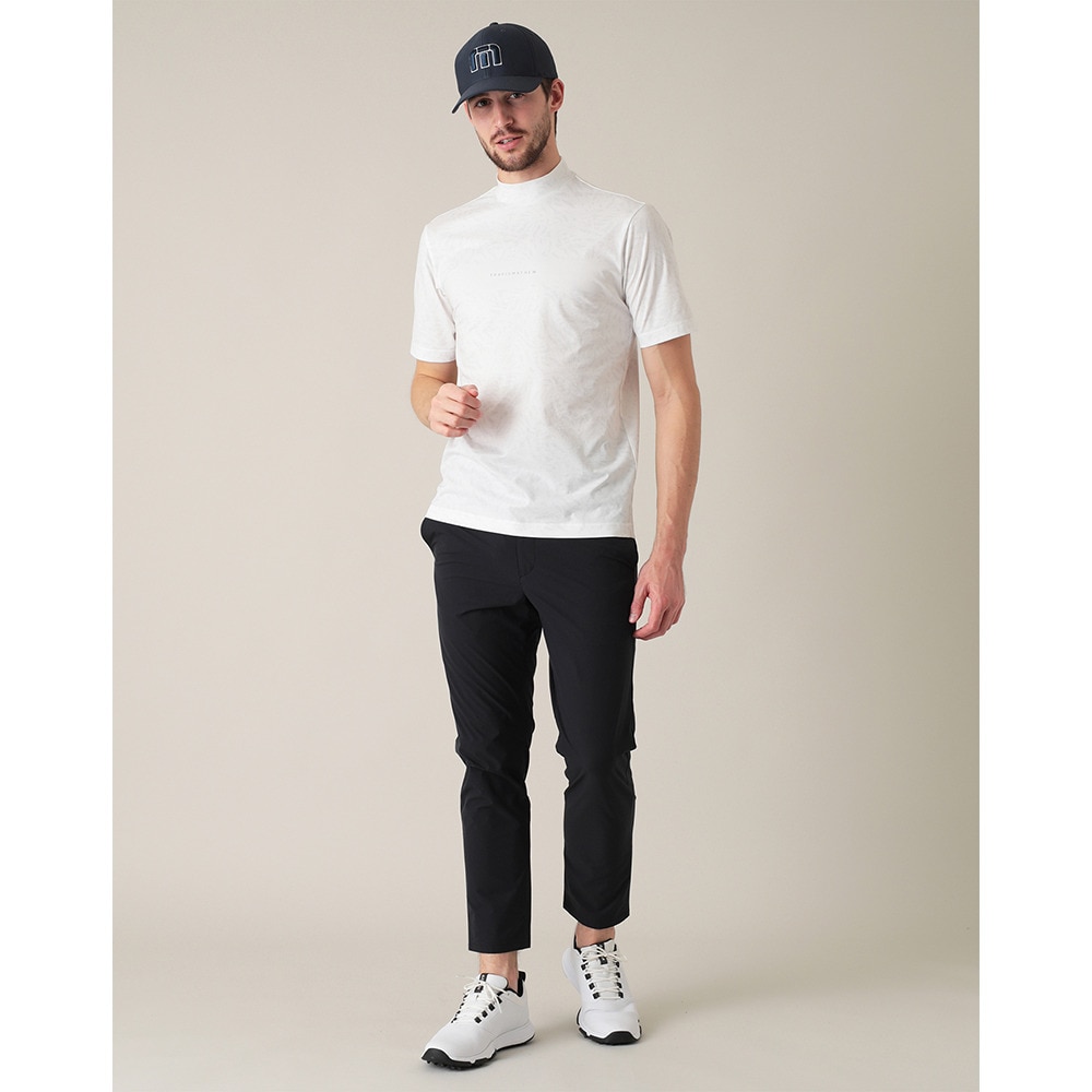 トラヴィスマシュー（Travis Mathew）（メンズ）ゴルフウェア パネルプリント 半袖モックネック 7AJ013-1WHT