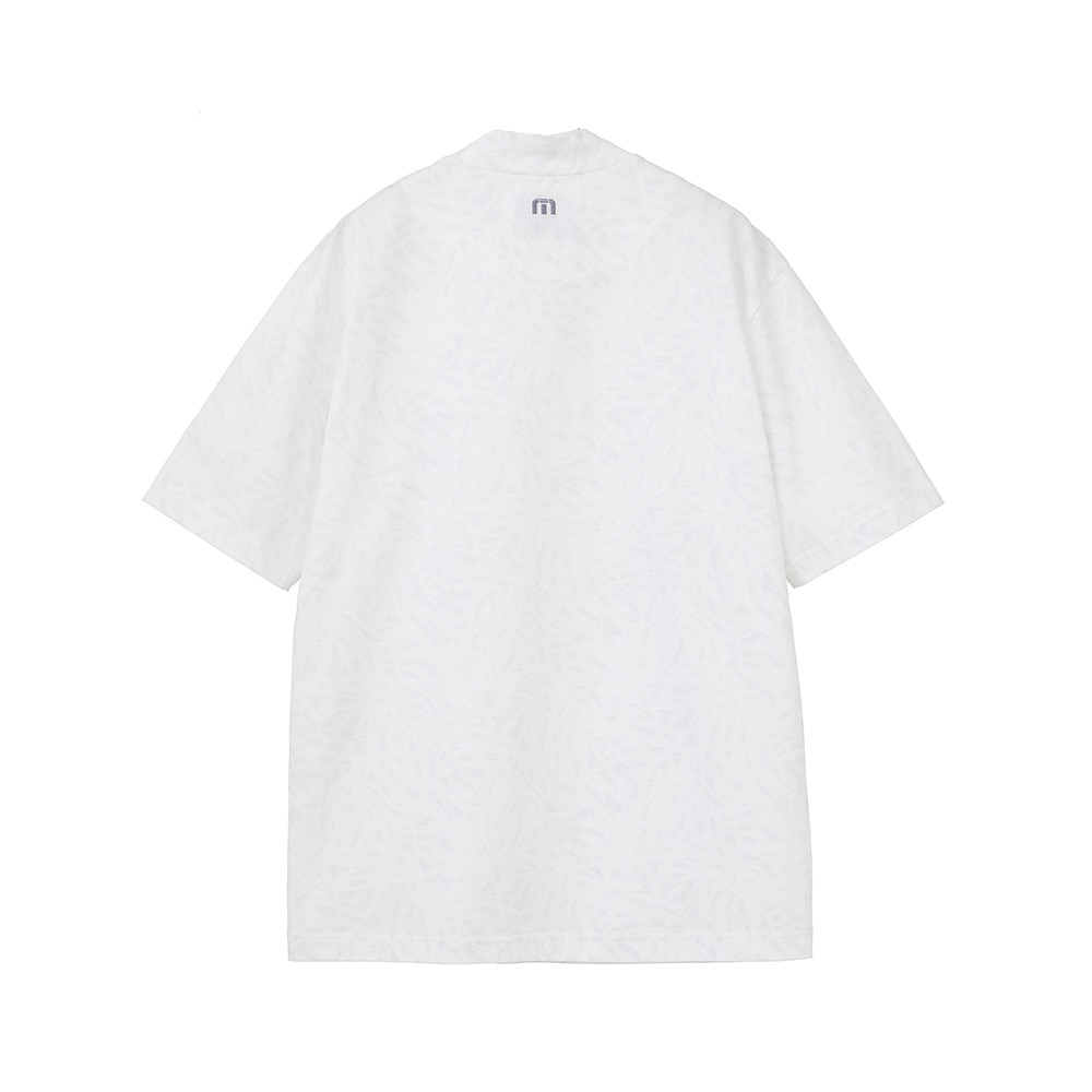 トラヴィスマシュー（Travis Mathew）（メンズ）ゴルフウェア パネルプリント 半袖モックネック 7AJ013-1WHT