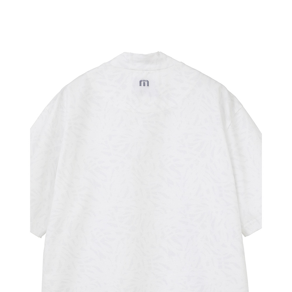 トラヴィスマシュー（Travis Mathew）（メンズ）ゴルフウェア パネルプリント 半袖モックネック 7AJ013-1WHT