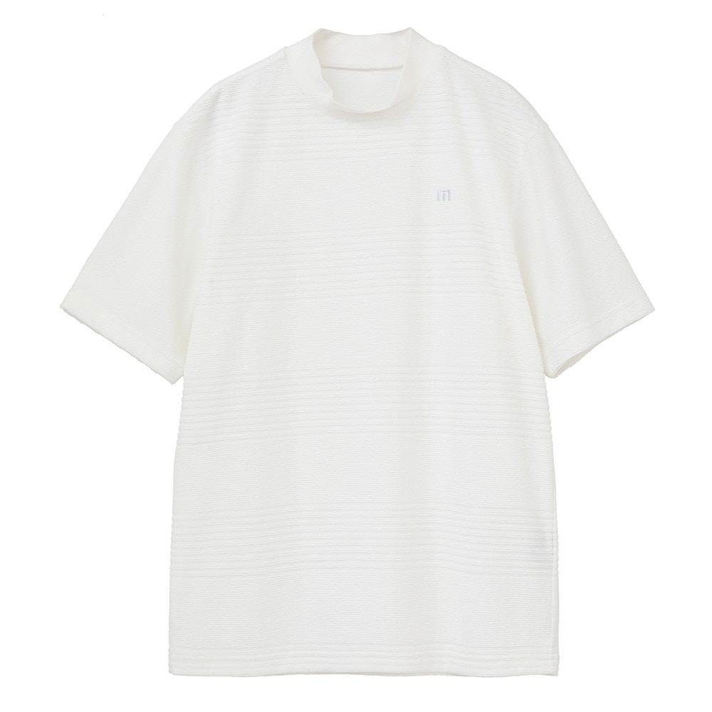トラヴィスマシュー（Travis Mathew）（メンズ）ゴルフウェア 半袖 ショートスリーブ ジャカード モックネック 7AJ026-1WHT