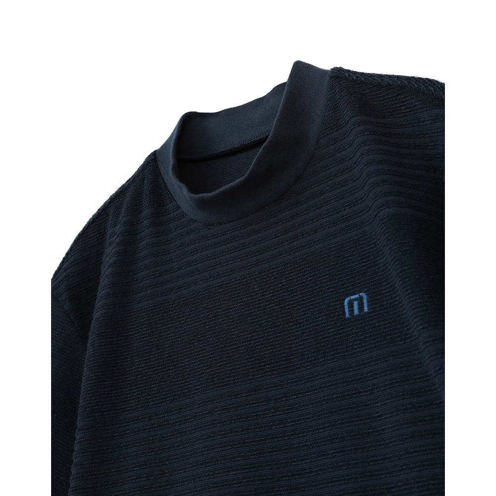 トラヴィスマシュー（Travis Mathew）（メンズ）ゴルフウェア 半袖 ショートスリーブ ジャカード モックネック 7AJ026-4TOS