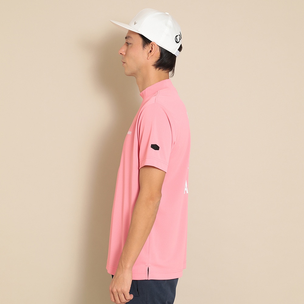 キャロウェイ（CALLAWAY）（メンズ）ゴルフウェア 半袖モックネックシャツ C24134119-1092