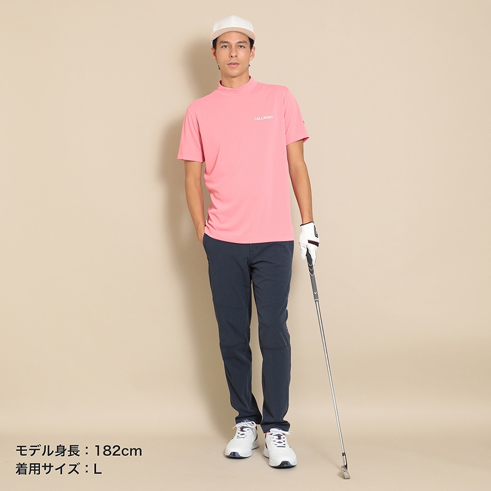 キャロウェイ（CALLAWAY）（メンズ）ゴルフウェア 半袖モックネックシャツ C24134119-1092