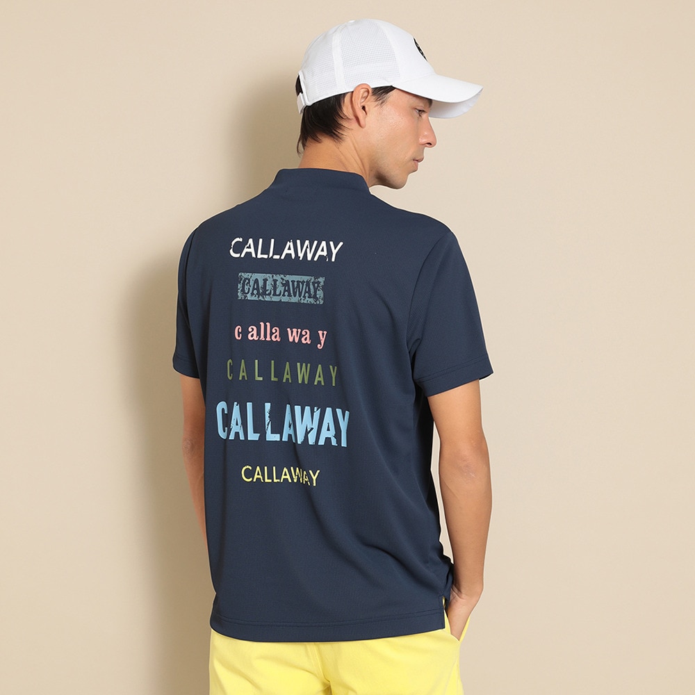 キャロウェイ（CALLAWAY）（メンズ）ゴルフウェア 半袖モックネックシャツ C24134119-1120
