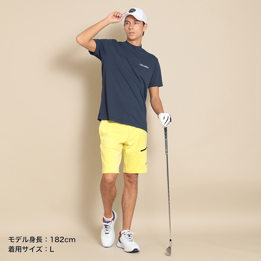 キャロウェイ（CALLAWAY）（メンズ）ゴルフウェア 半袖モックネックシャツ C24134119-1120