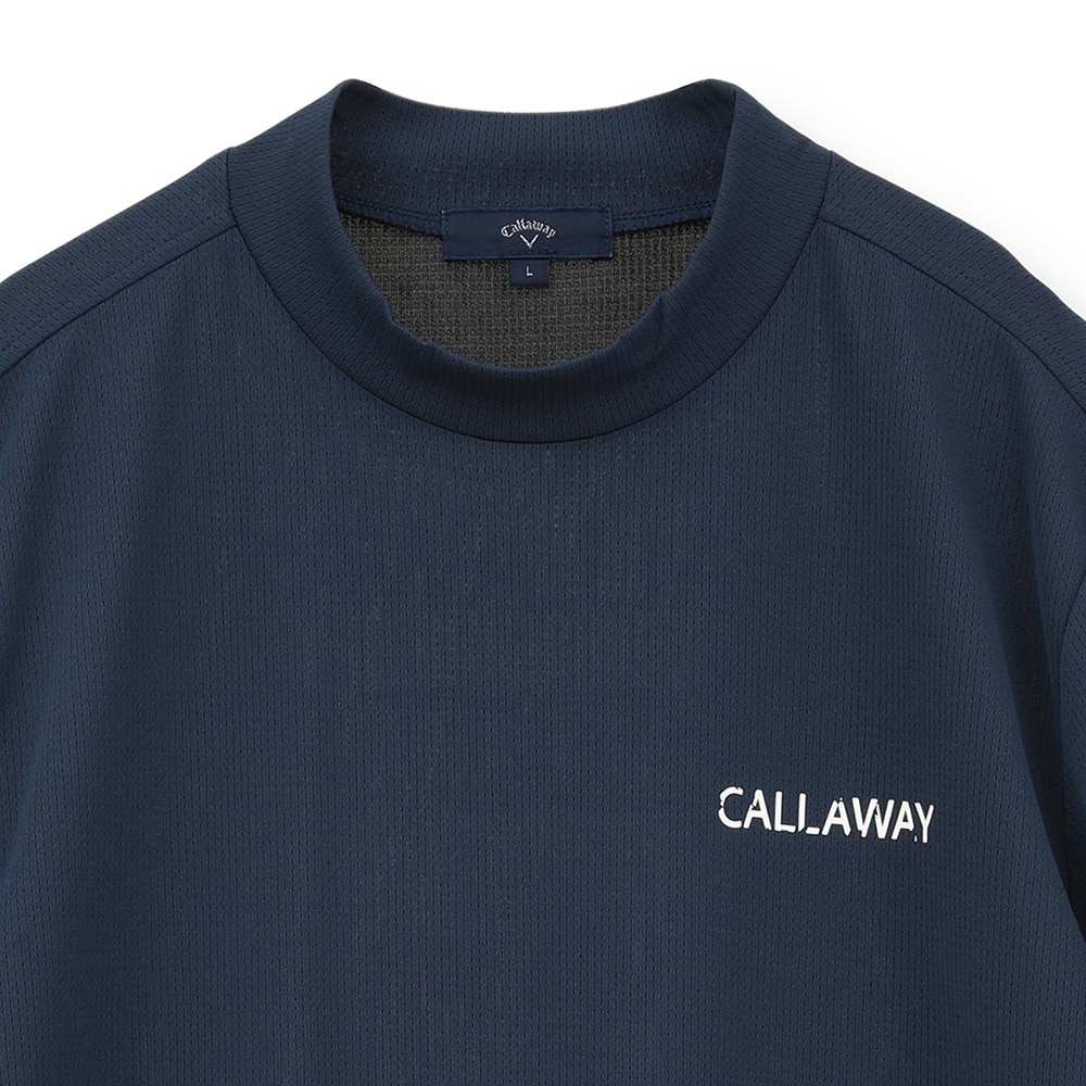 キャロウェイ（CALLAWAY）（メンズ）ゴルフウェア 半袖モックネックシャツ C24134119-1120