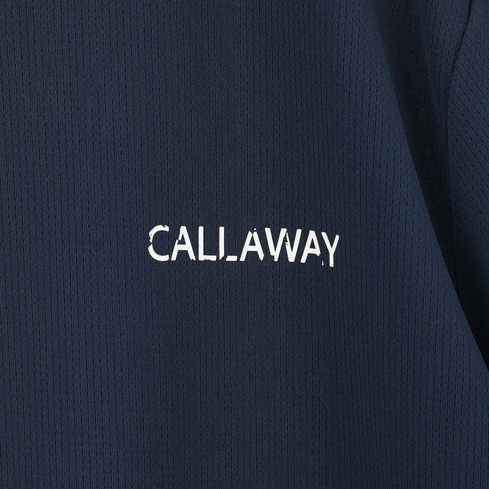 キャロウェイ（CALLAWAY）（メンズ）ゴルフウェア 半袖モックネックシャツ C24134119-1120