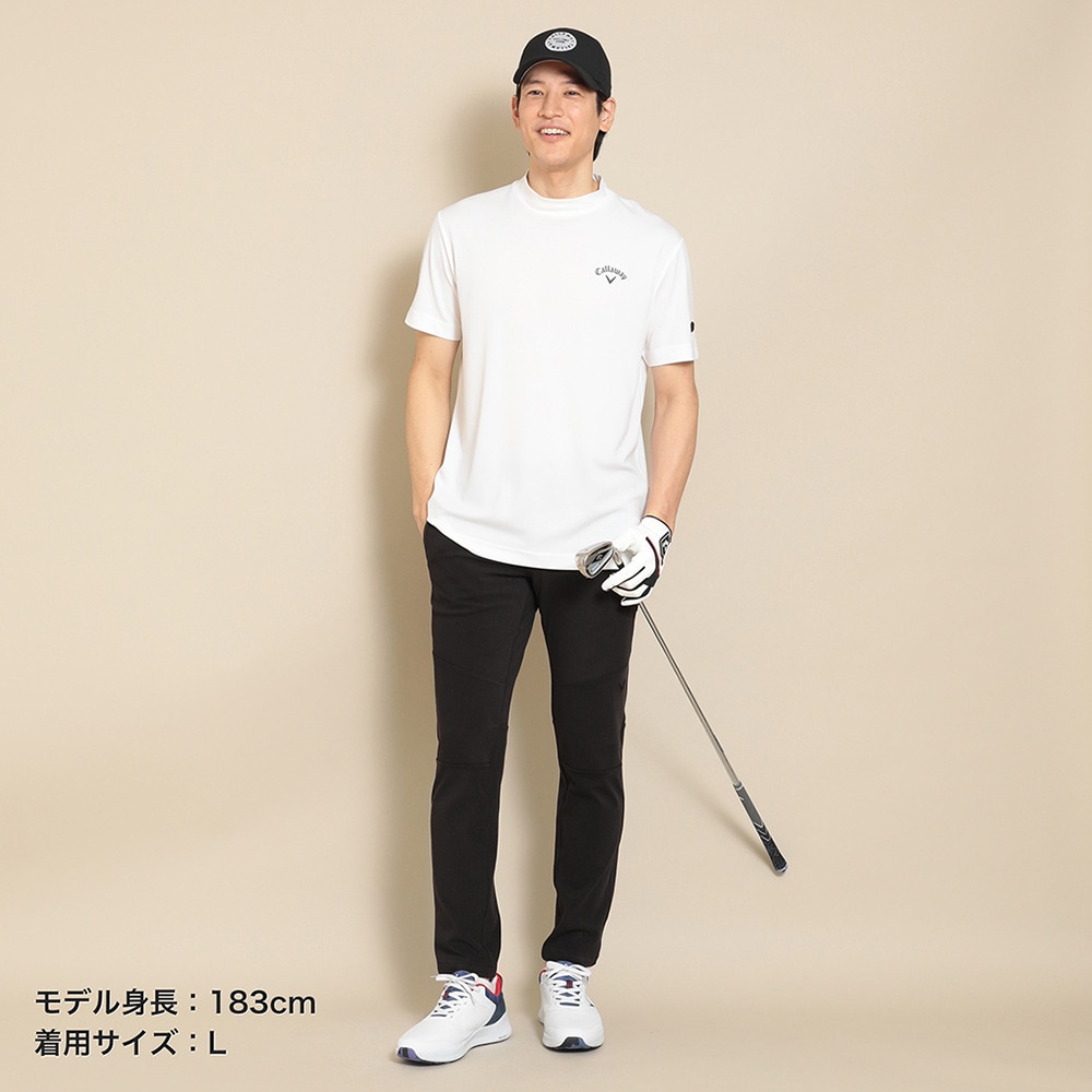 キャロウェイ（CALLAWAY）（メンズ）ゴルフウェア 接触冷感 半袖モックネックシャツ C24134126-1030