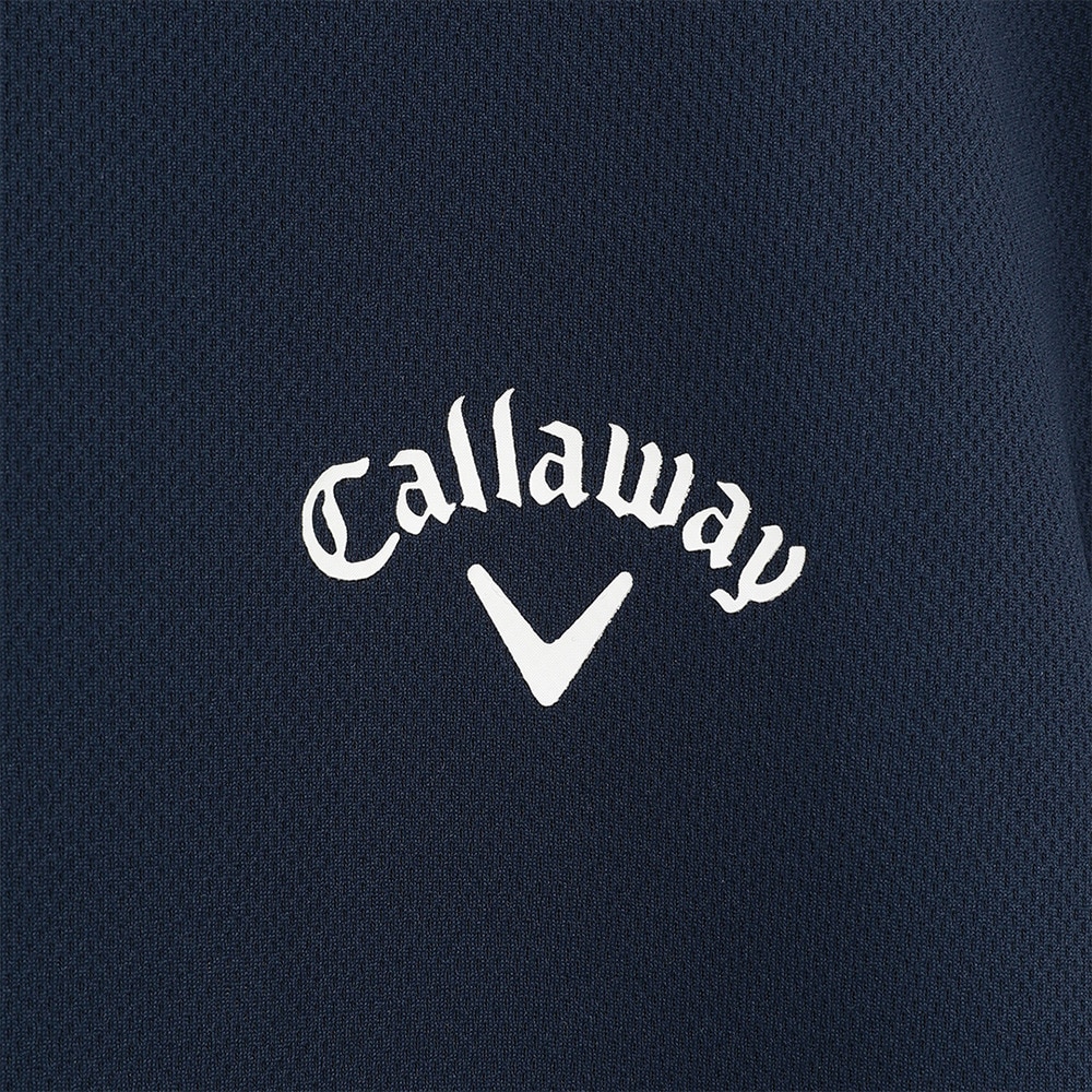 キャロウェイ（CALLAWAY）（メンズ）ゴルフウェア 接触冷感 半袖モックネックシャツ C24134126-1120
