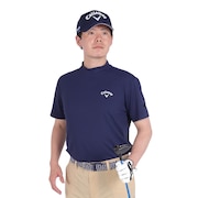 キャロウェイ（CALLAWAY）（メンズ）ゴルフウェア 接触冷感 半袖モックネックシャツ C24134126-1120