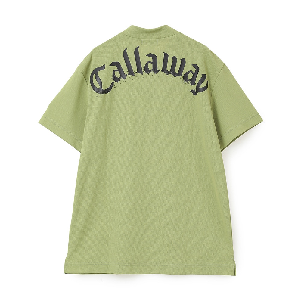 キャロウェイ（CALLAWAY）（メンズ）ゴルフウェア 接触冷感 半袖モックネックシャツ C24134126-1181