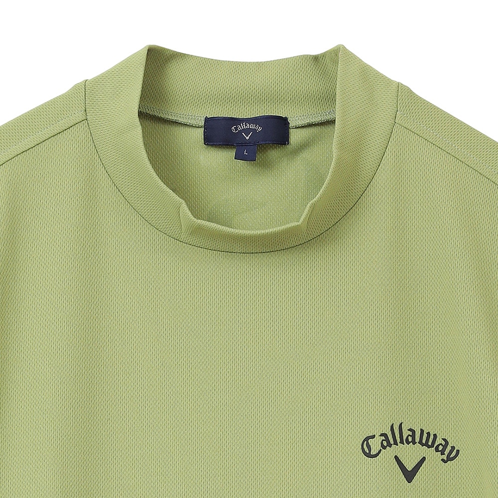 キャロウェイ（CALLAWAY）（メンズ）ゴルフウェア 接触冷感 半袖モックネックシャツ C24134126-1181