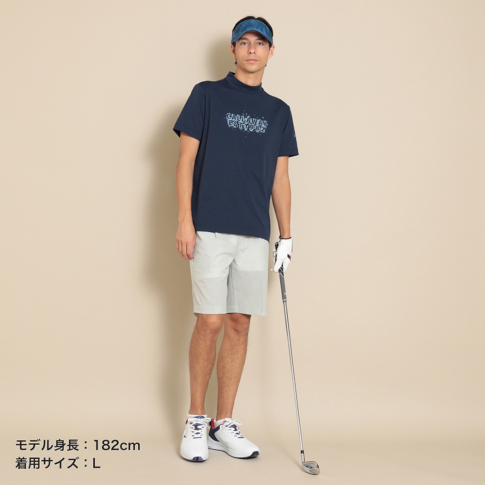 キャロウェイ（CALLAWAY）（メンズ）ゴルフウェア 半袖モックネックシャツ C24134120-1120