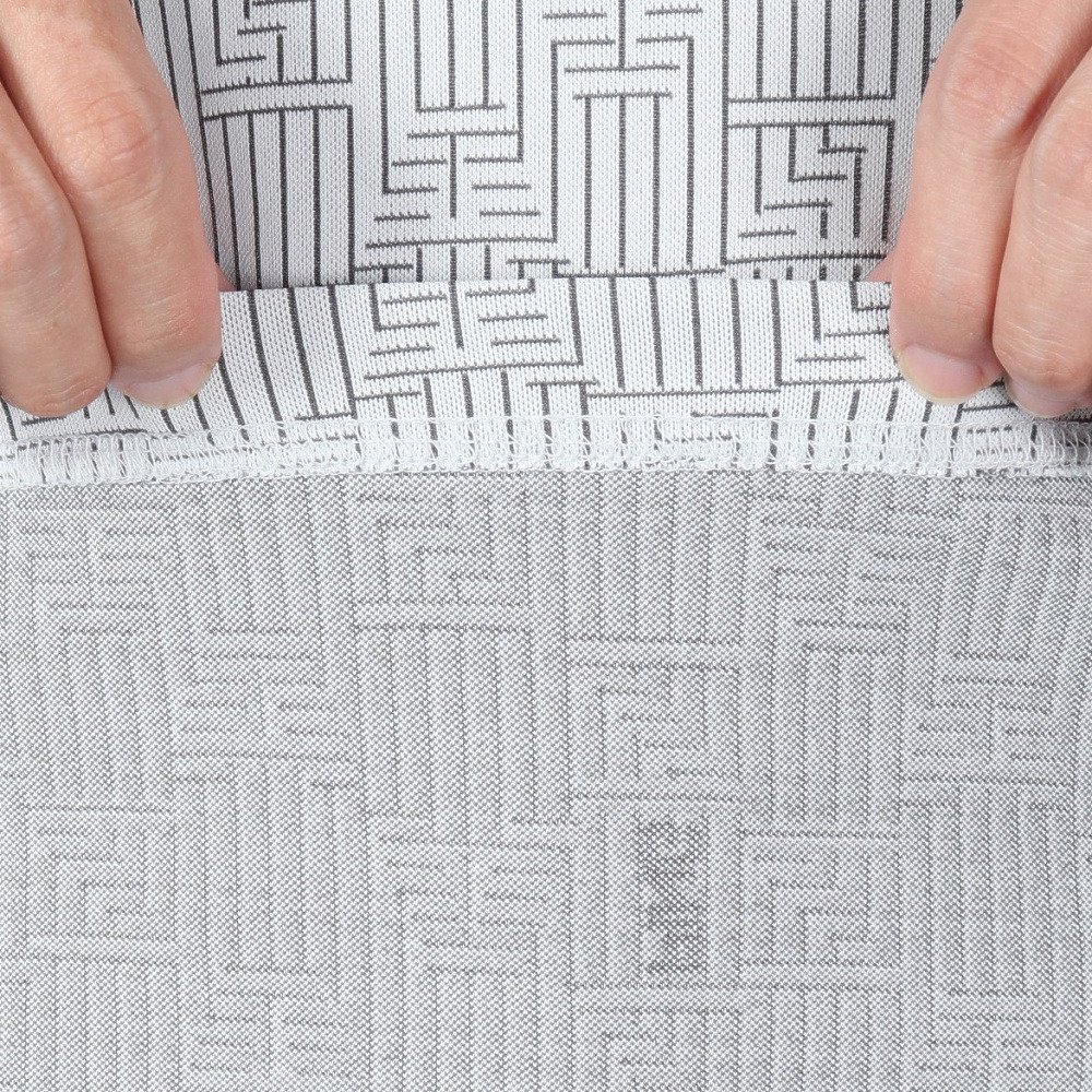 ピン（PING）（メンズ）ゴルフウェア 吸汗速乾 モックネック AZモノグラムジャカード 半袖ハイネックカットソー 621-4167203-030