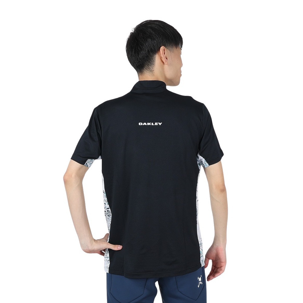 オークリー（OAKLEY）（メンズ）ゴルフウェア 半袖 吸汗速乾 Reliable モックシャツ FOA406438-02E
