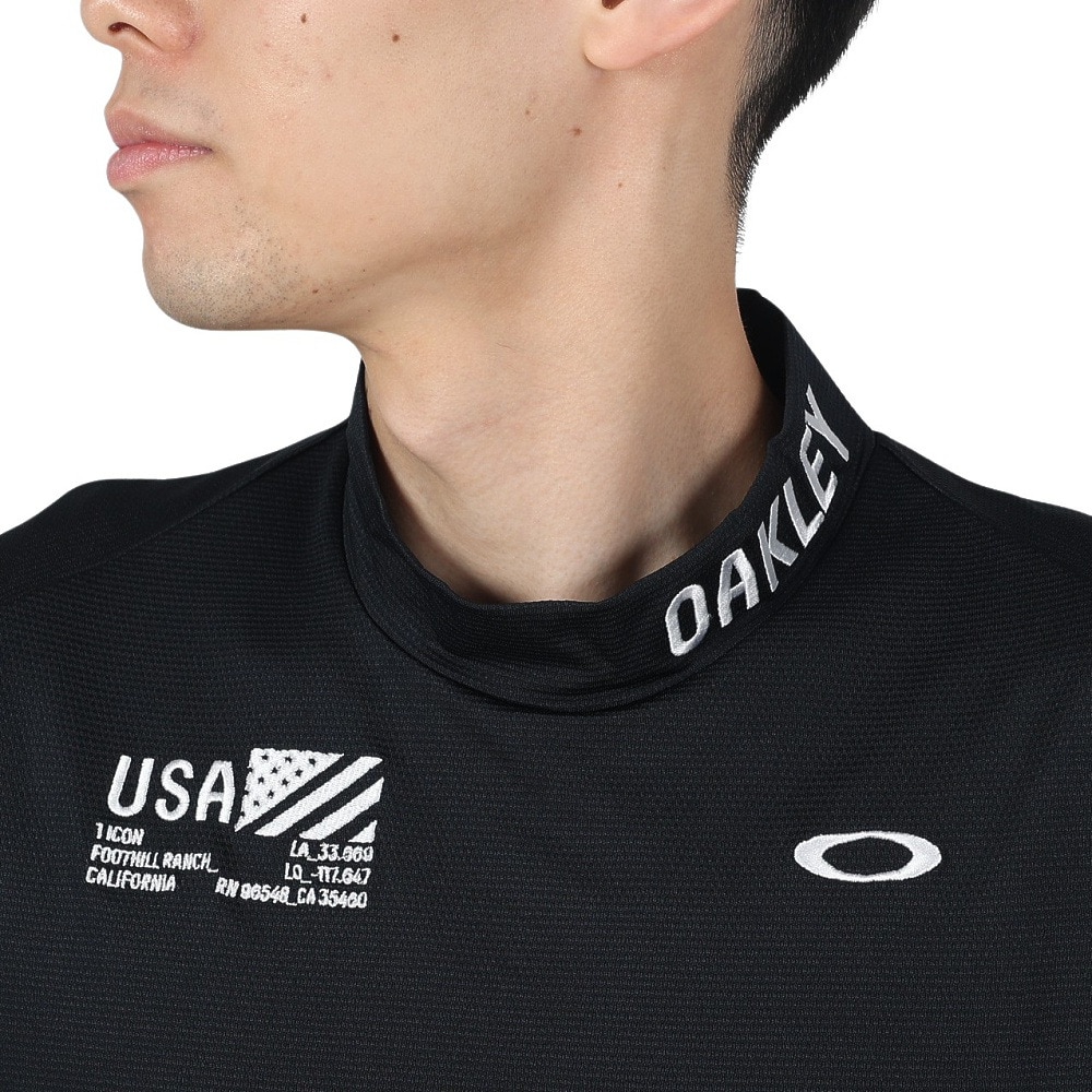 オークリー（OAKLEY）（メンズ）ゴルフウェア 半袖 吸汗速乾 Reliable モックシャツ FOA406438-02E