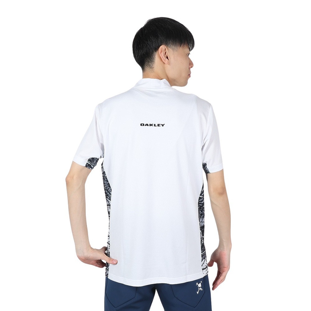 オークリー（OAKLEY）（メンズ）ゴルフウェア 半袖 吸汗速乾 Reliable モックシャツ FOA406438-100