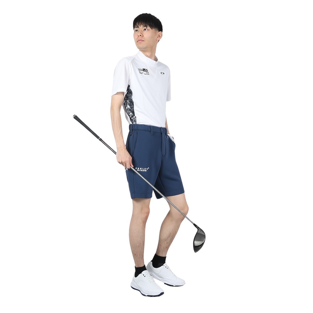 オークリー（OAKLEY）（メンズ）ゴルフウェア 半袖 吸汗速乾 Reliable モックシャツ FOA406438-100
