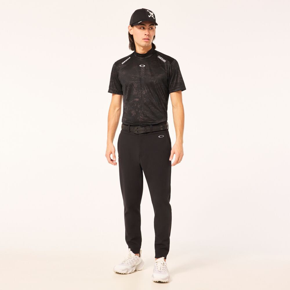 オークリー（OAKLEY）（メンズ）ゴルフウェア 吸汗速乾 接触冷感 コールド 半袖モックネックTシャツ FOA406440-02E