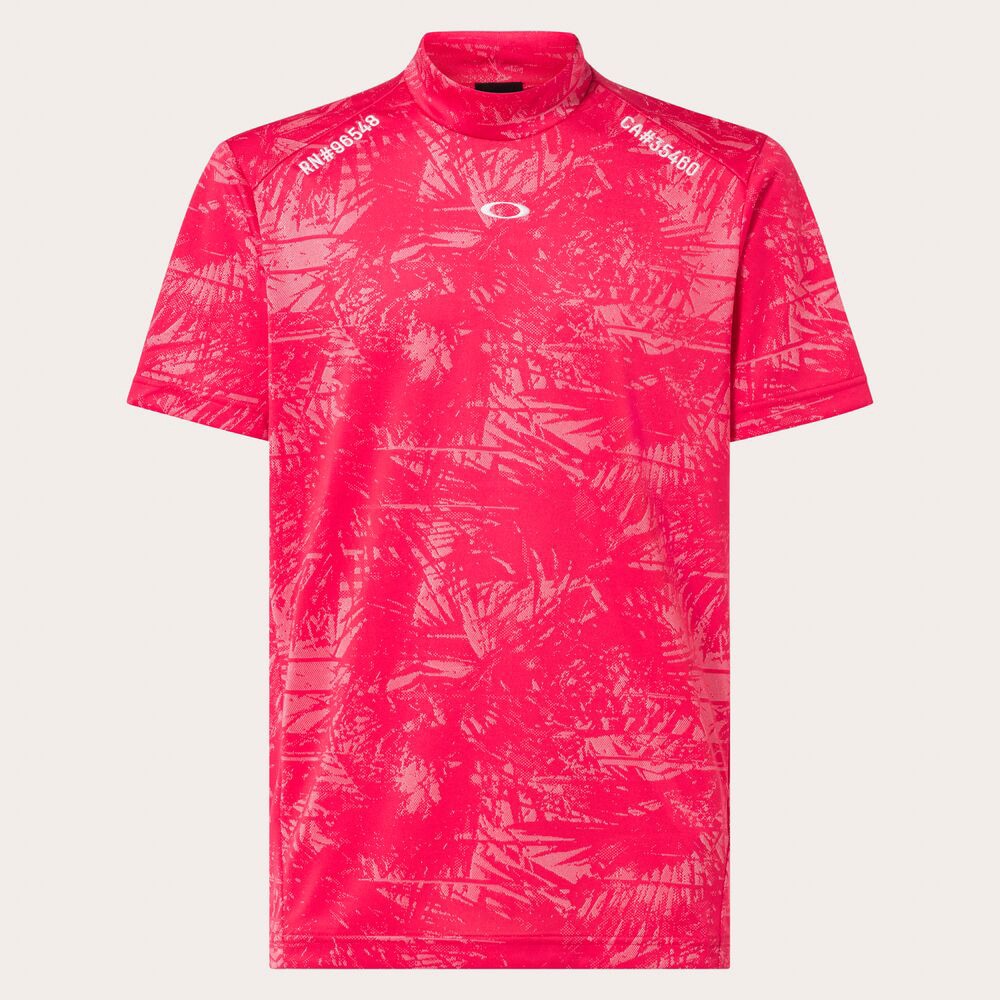 オークリー（OAKLEY）（メンズ）ゴルフウェア 吸汗速乾 接触冷感 コールド 半袖モックネックTシャツ FOA406440-41V