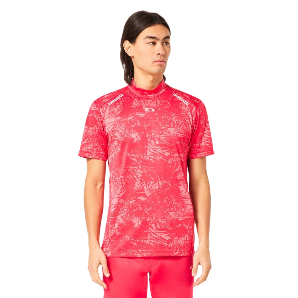 オークリー（OAKLEY）（メンズ）ゴルフウェア 吸汗速乾 接触冷感 コールド 半袖モックネックTシャツ FOA406440-41V