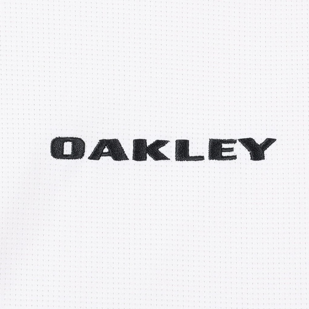 オークリー（OAKLEY）（メンズ）ゴルフウェア 半袖 吸汗速乾 ELLIPSE LOGO モックシャツ FOA406524-100