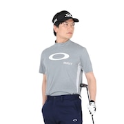 (メンズ)ゴルフウェア 半袖 吸汗速乾 ELLIPSE LOGO モックシャツ FOA406524-27B