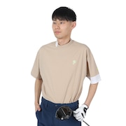 プーマ（PUMA）（メンズ）ゴルフウェア P ストレッチ CB リラックス モックネック 半袖 シャツ 627769-02