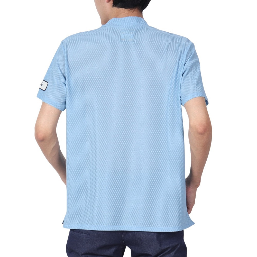GB GOLF（ゴールデンベア ゴルフ）（メンズ）ゴルフウェア 半袖 吸水速乾 モックネックTシャツ 311Q5541-C42