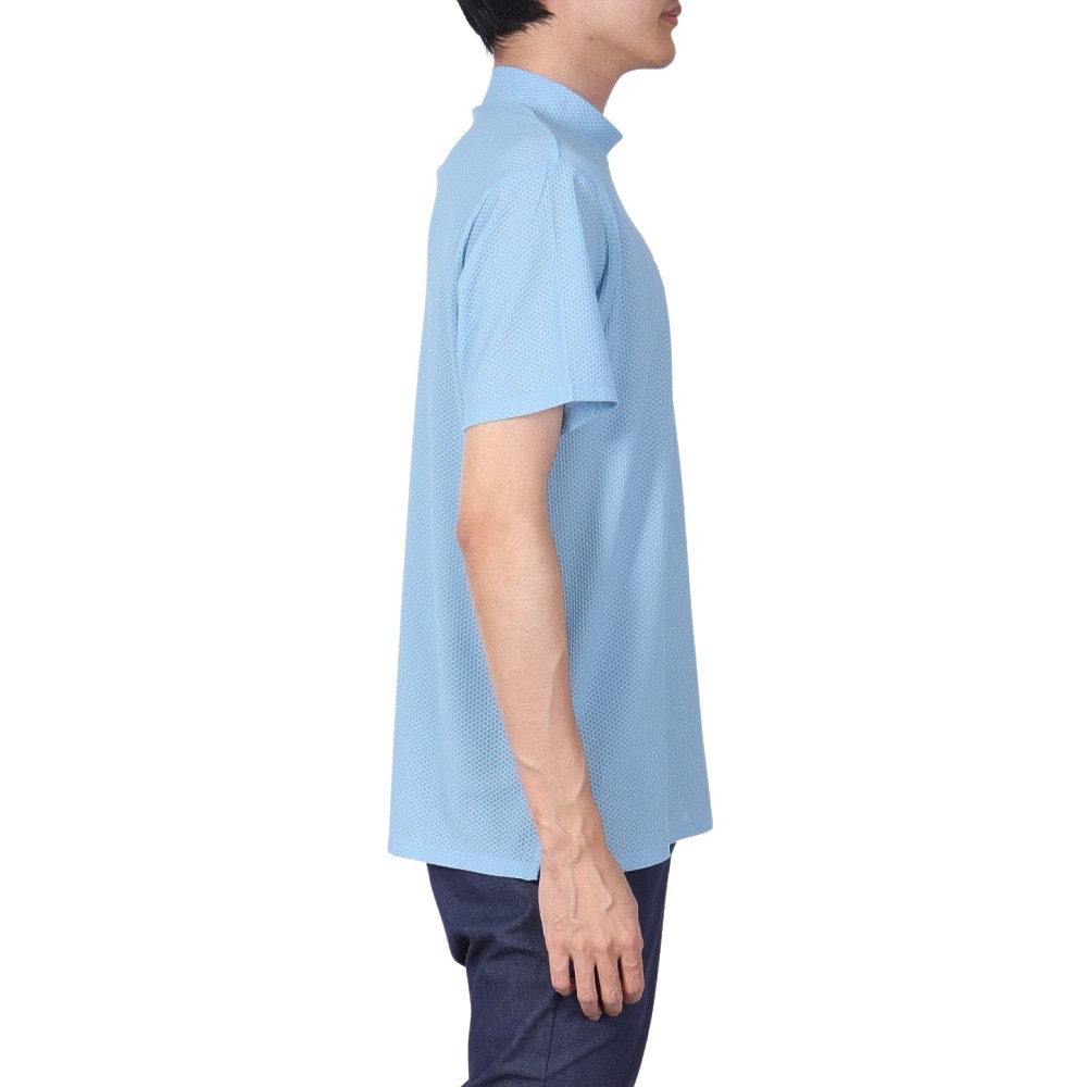 GB GOLF（ゴールデンベア ゴルフ）（メンズ）ゴルフウェア 半袖 吸水速乾 モックネックTシャツ 311Q5541-C42