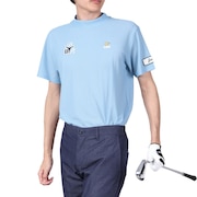(メンズ)ゴルフウェア 半袖 吸水速乾 モックネックTシャツ 311Q5541-C42