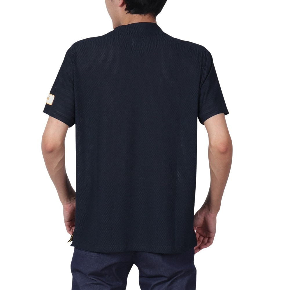 GB GOLF（ゴールデンベア ゴルフ）（メンズ）ゴルフウェア 半袖 吸水速乾 モックネックTシャツ 311Q5541-C48