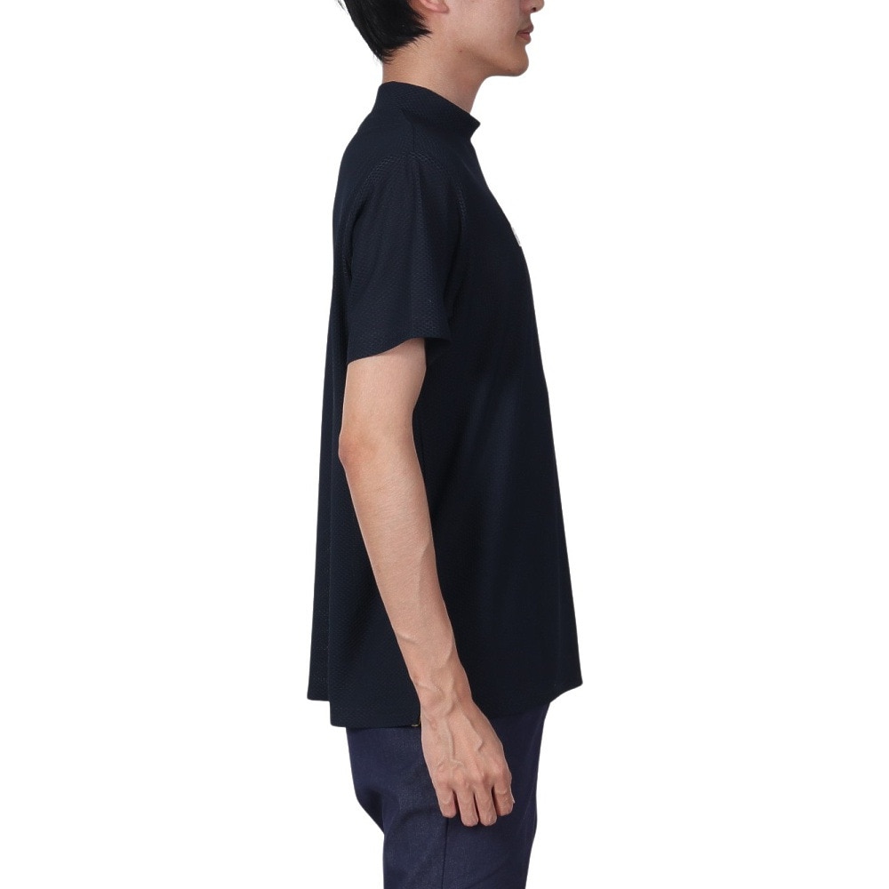 GB GOLF（ゴールデンベア ゴルフ）（メンズ）ゴルフウェア 半袖 吸水速乾 モックネックTシャツ 311Q5541-C48