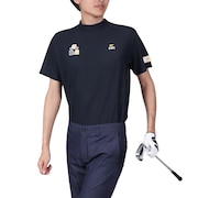 (メンズ)ゴルフウェア 半袖 吸水速乾 モックネックTシャツ 311Q5541-C48